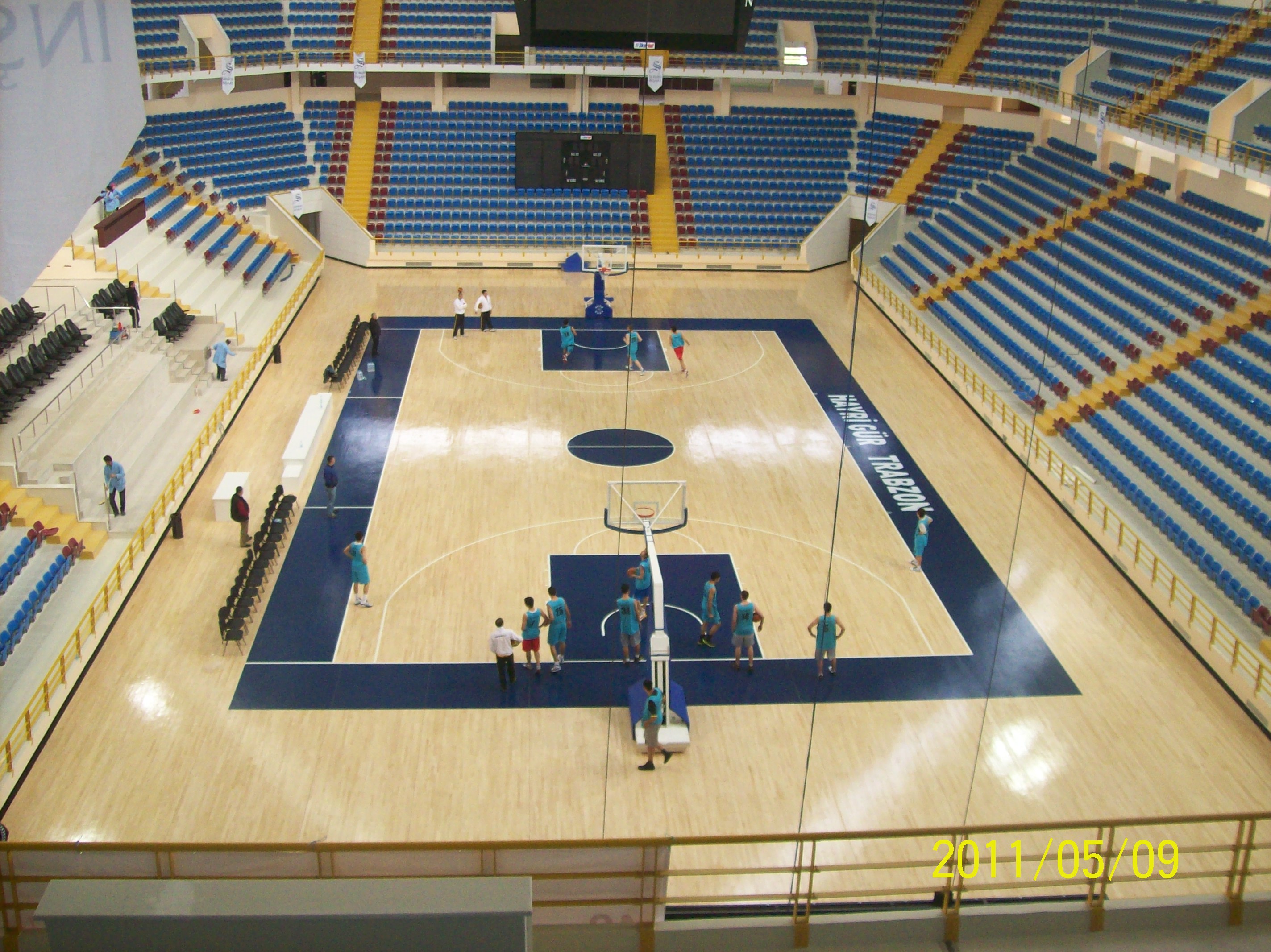 sports hall flooring